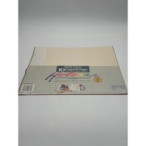 Holson EasyStik 10 Page Refill Pack R-GDP-S Vintage 1988 Photo Album Pages USA